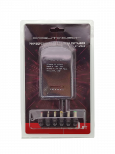 Зарядка для ноутбуков универсальный блок питания с насадками 3-12В, 30Вт Орбита OT-APB60